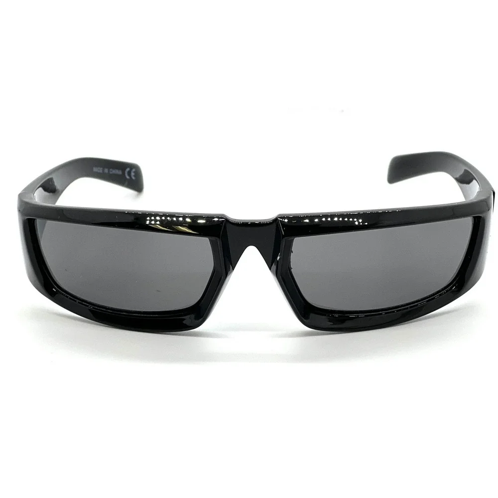 Black Rectangle Sunglasses  Style Fashion Sport Anti Wind Dust PC Lens‎ Lentes